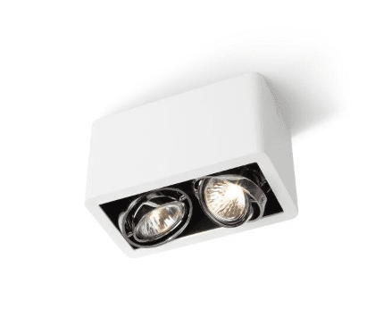 Trizo21 - R52 up GU10 chroom ring Plafondlamp