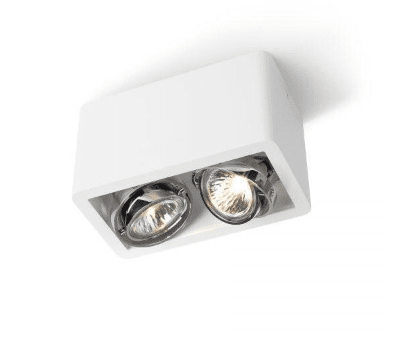 Trizo21 - R52 up GU10 chroom ring Plafondlamp