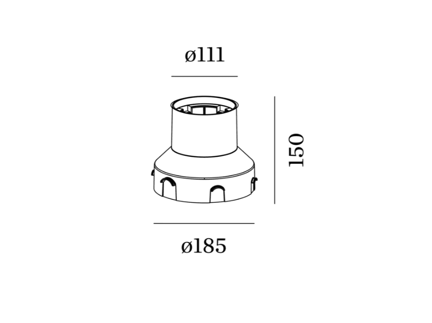 Wever & Ducre - MAP/CHART 1.2 RECESSED GROUND HOUSING