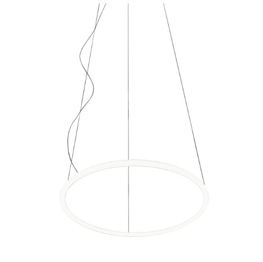 Artemide - Alphabet of Light circular push / DALI Hanglamp wit