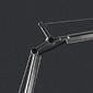 Artemide -Tolomeo Y adapter voor vloerbasis Aluminium