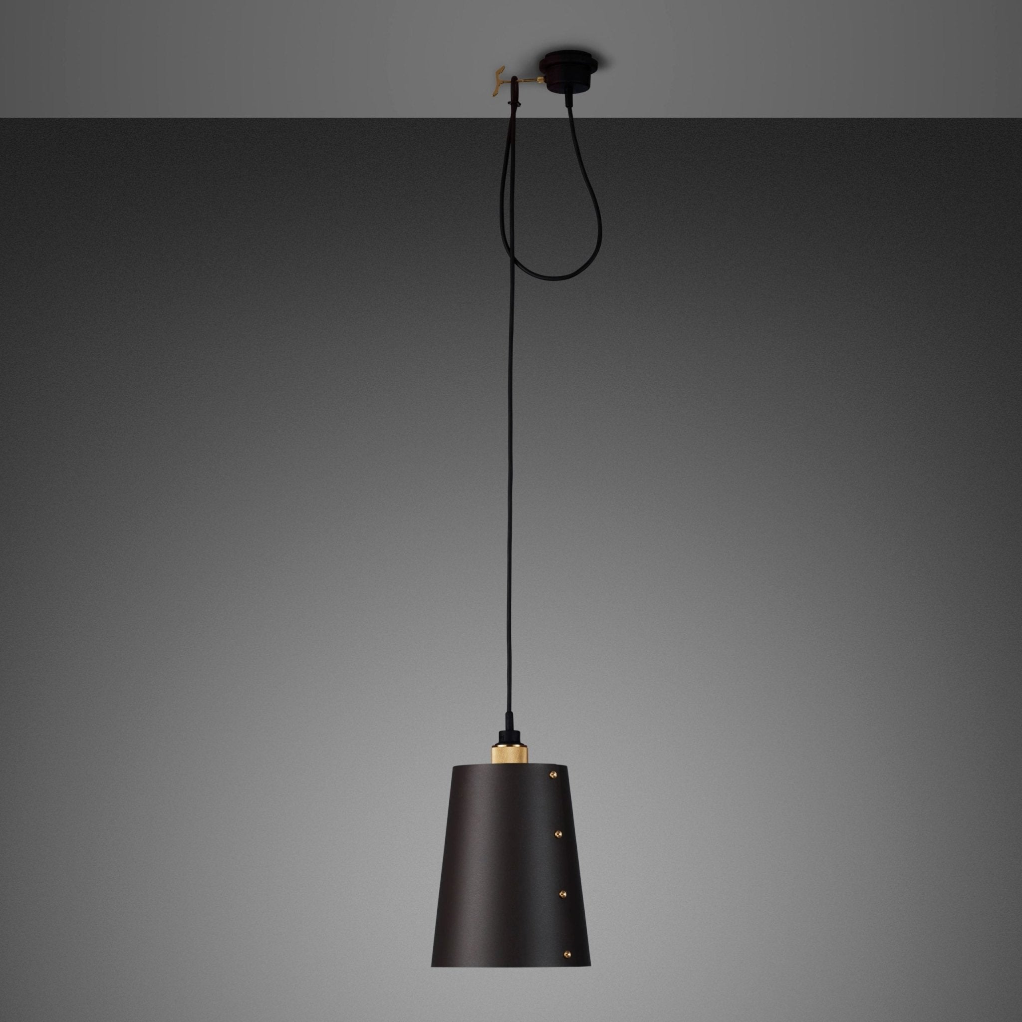 Buster and Punch - Hooked 1.0 / Groot Grafiet Shade 2.0m Hanglamp