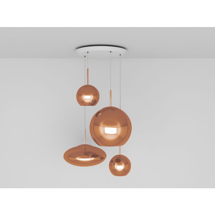 Tom Dixon - Copper Range Round LED Koper