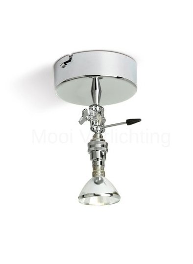 Disegnoluce - Baionetta 1 Plafondlamp chroom