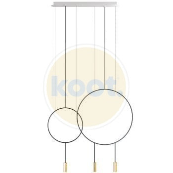 Estiluz - Revolta L73.1S1D hanglamp Wit