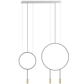 Estiluz - Revolta L92.1S1D hanglamp Wit