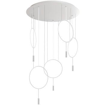 Estiluz - Revolta R100S.5S hanglamp Wit