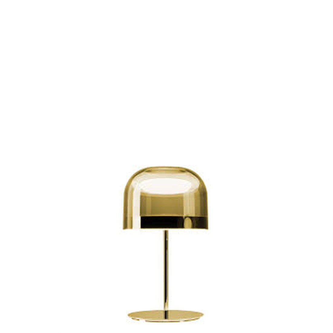 FontanaArte Equatore Klein verzinkt metaal Vloerlamp mat goud