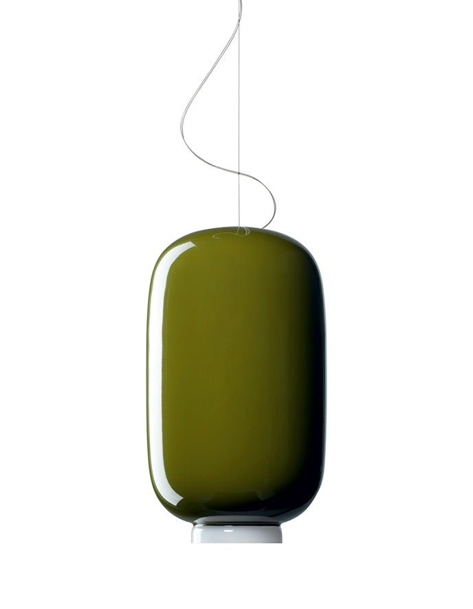 Foscarini Chouchin 2 hanglamp Groen-Wit