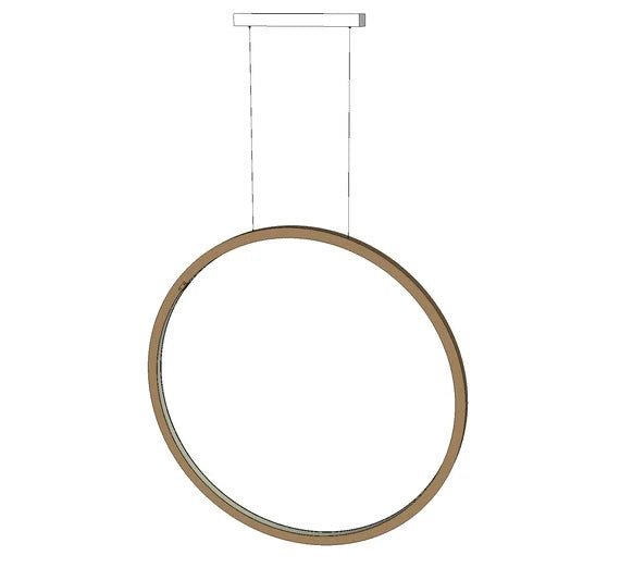 Jacco Maris - Brass-O hanglamp cirkel verticaal 50cm