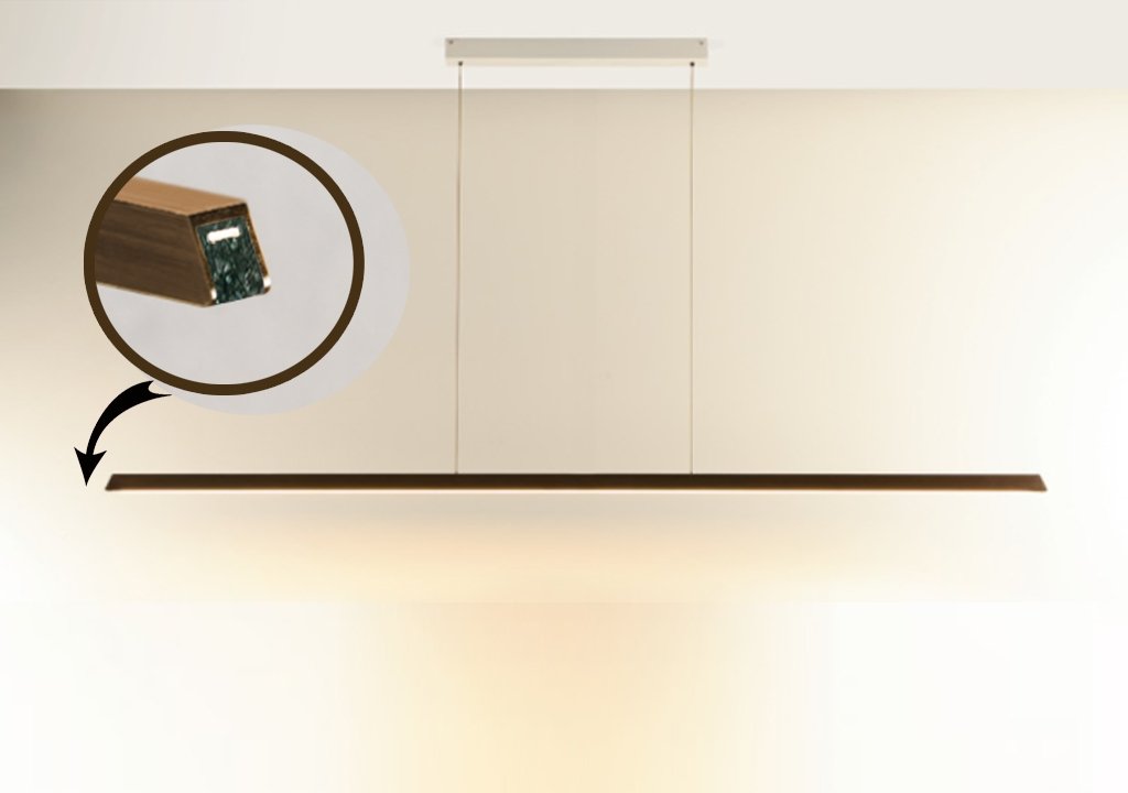 Jacco Maris - Keep it straight hanglamp 200cm hoog glans