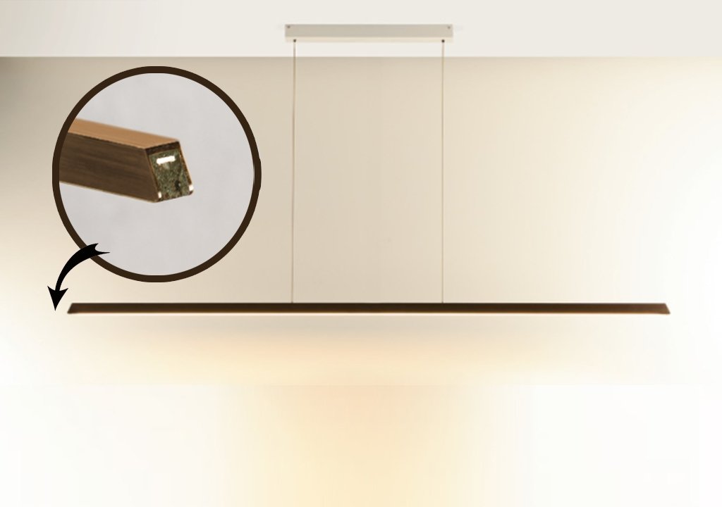 Jacco Maris - Keep it straight hanglamp 200cm hoog glans