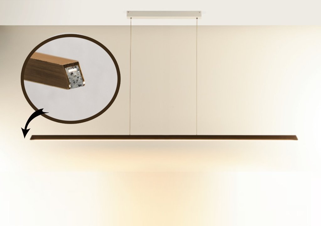 Jacco Maris - Keep it straight hanglamp 200cm hoog glans