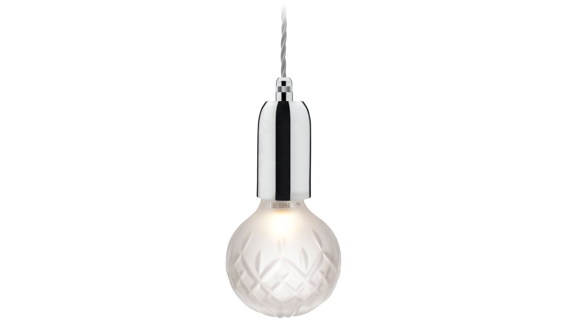 Lee Broom - Crystal Bulb Hanglamp chroom