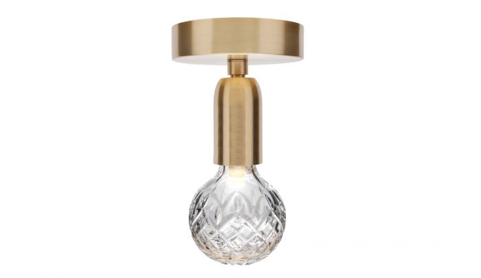 Lee Broom Crystal Bulb Plafondlamp messing