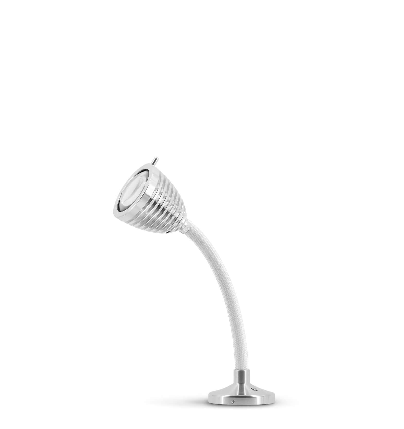 Less &apos;n&apos; more - Athene AL Flexibele as kort Wandlamp / Plafondlamp alu