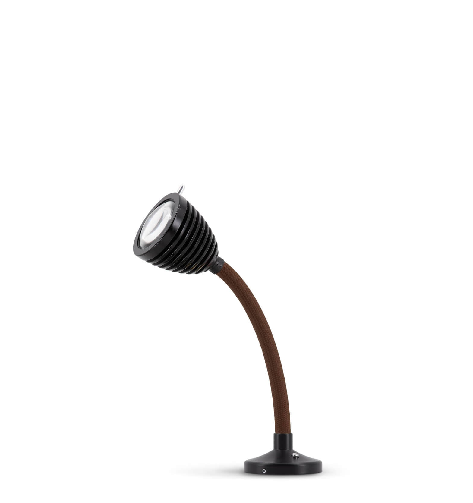 Less &apos;n&apos; more - Athene AL Flexibele as kort Wandlamp / Plafondlamp zwart