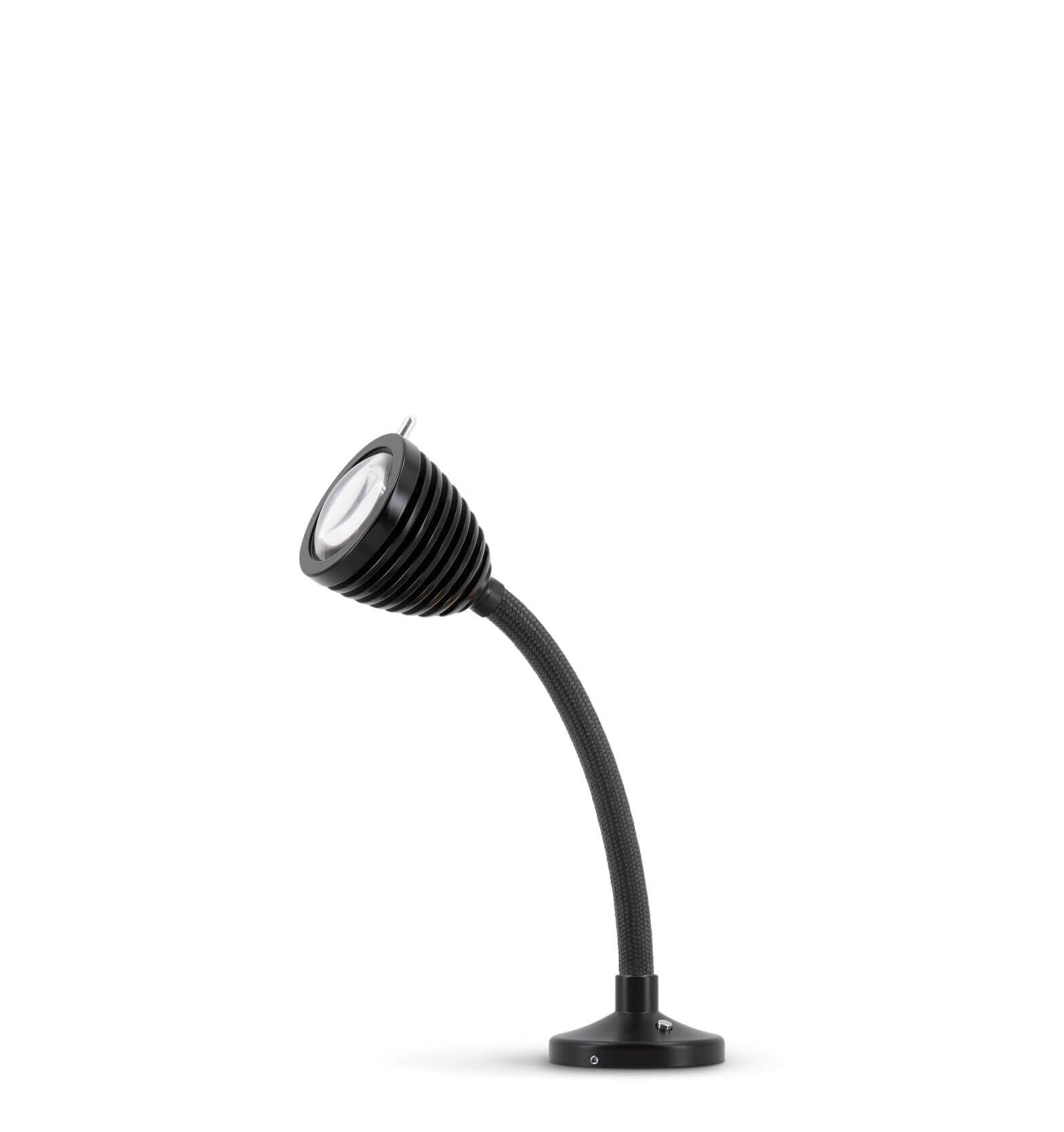 Less 'n' more - Athene AL Flexibele as kort Wandlamp / Plafondlamp zwart