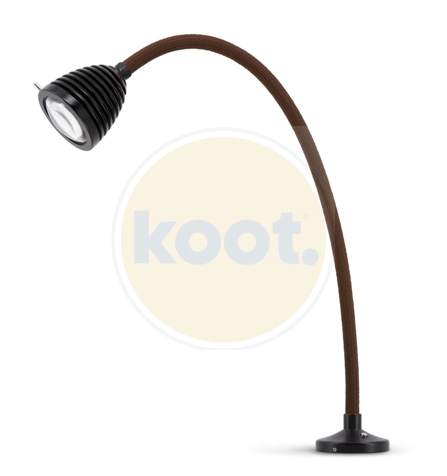 Less &apos;n&apos; more - Athene AL Flexibele as lang Wandlamp / Plafondlamp zwart