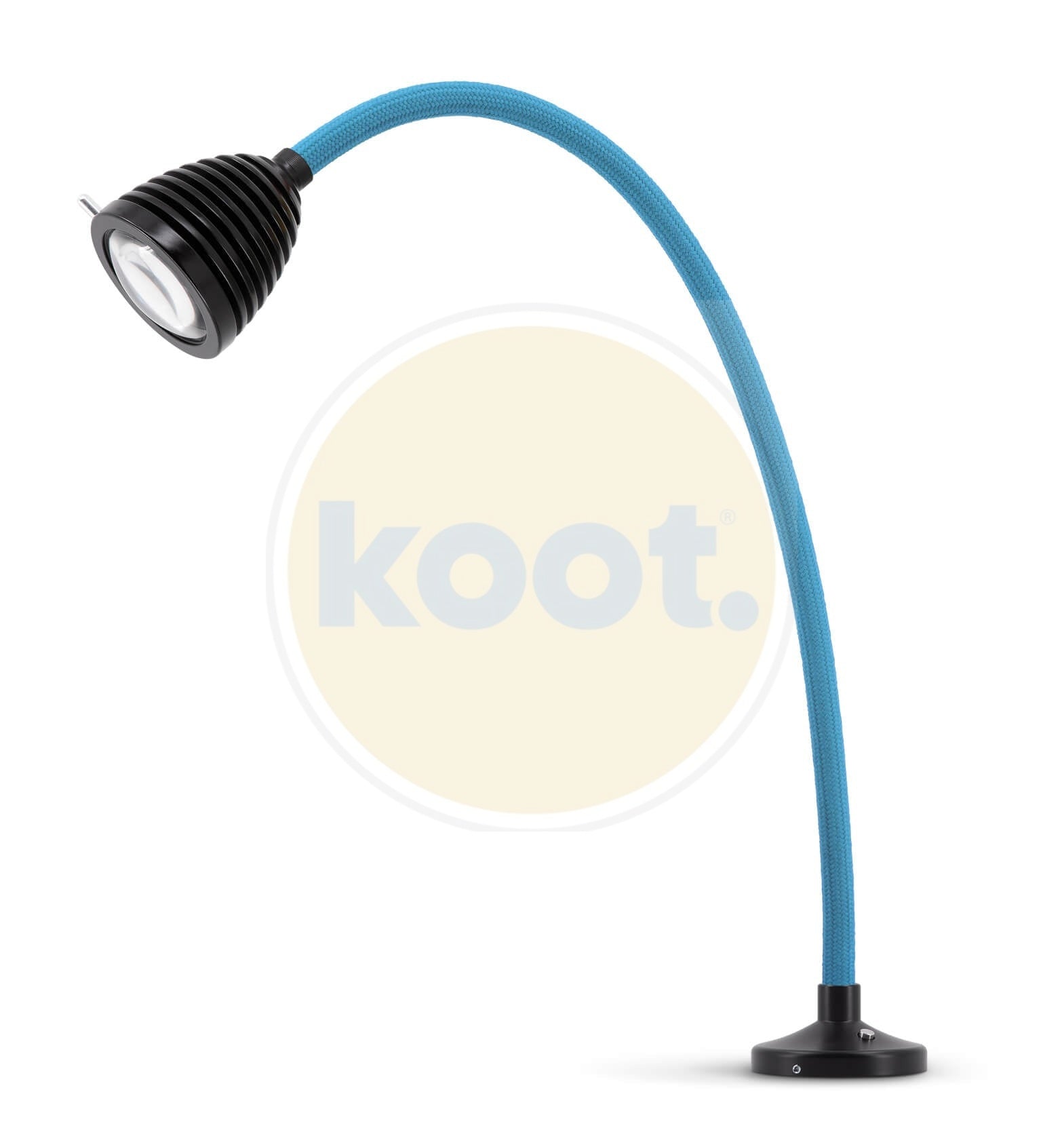 Less 'n' more Athene AL Flexibele as lang Wandlamp-Plafondlamp zwart