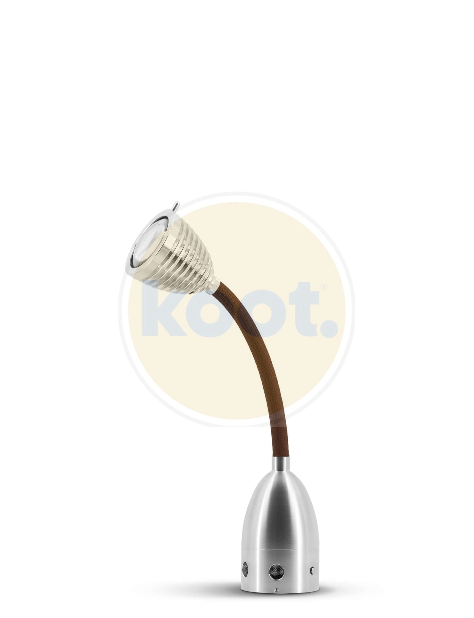 Less &apos;n&apos; more - Athene BDL Flexibele as kort Wandlamp / Plafondlamp alu