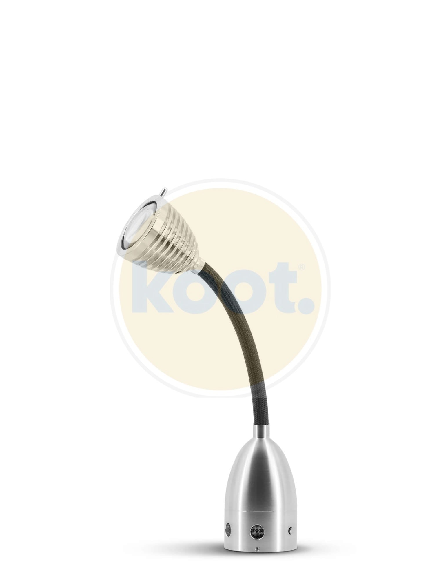 Less 'n' more - Athene BDL Flexibele as kort Wandlamp / Plafondlamp alu