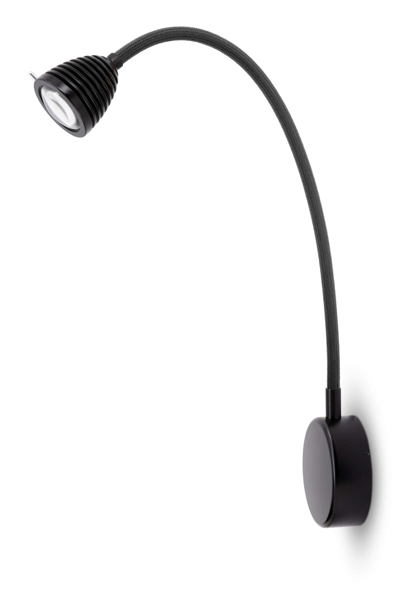 Less 'n' more - Athene BWL Flexibele as lang Wandlamp / Plafondlamp zwart