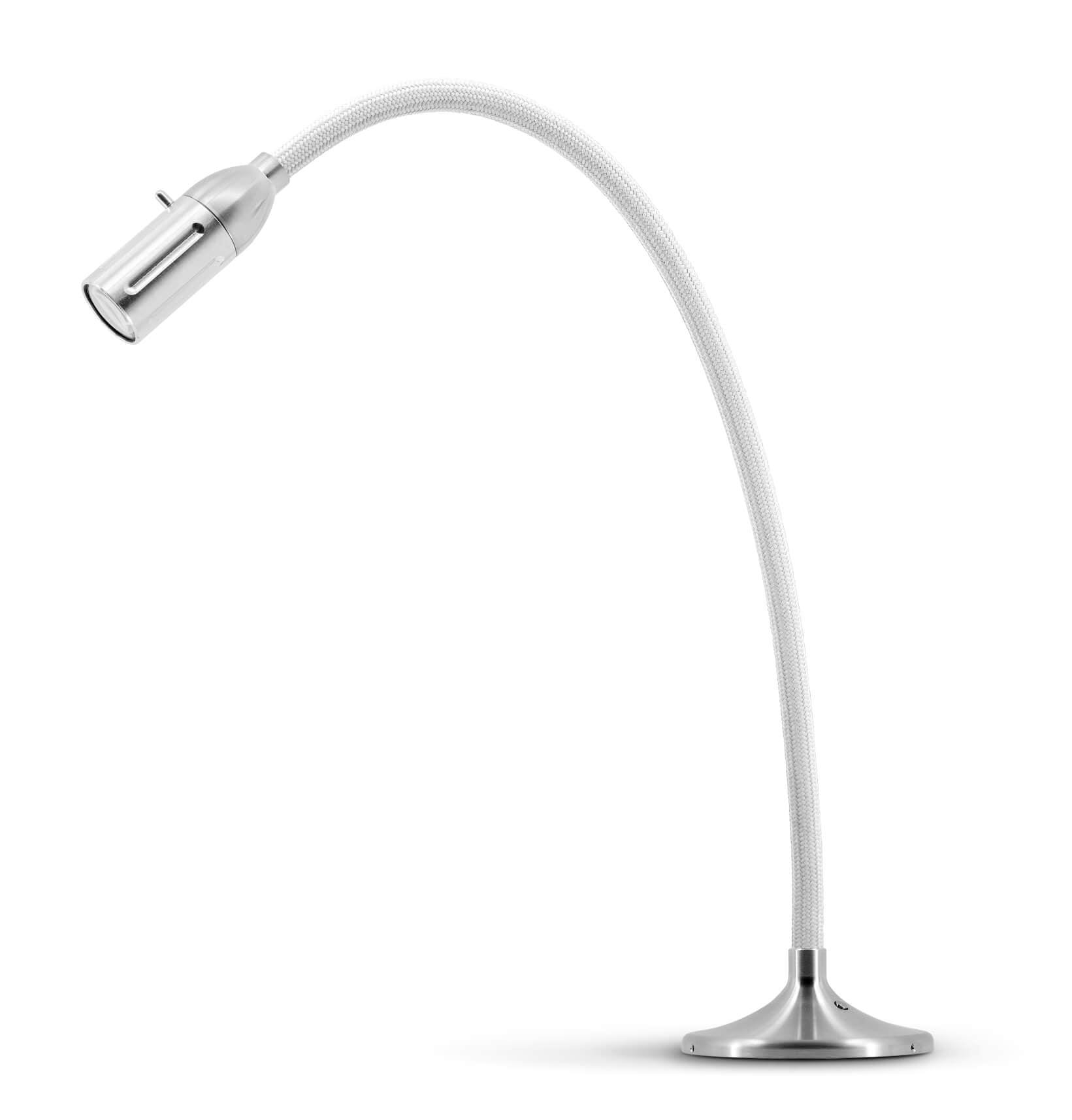 Less 'n' more - Zeus MDL Flexibele as lang Wandlamp / Plafondlamp alu