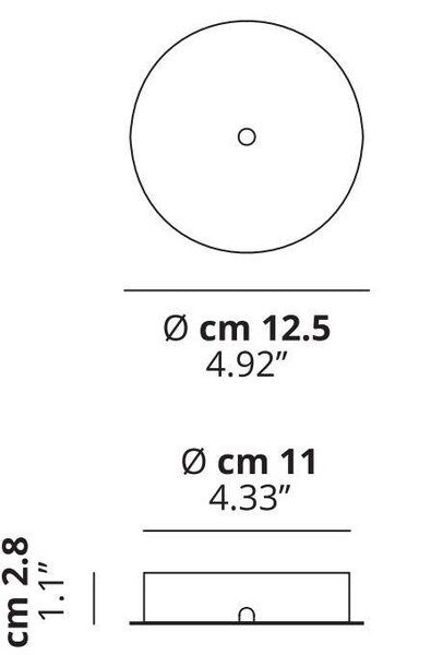 Lodes - Accessoires Radiale rozet voor 4 pendellampen Mat wit