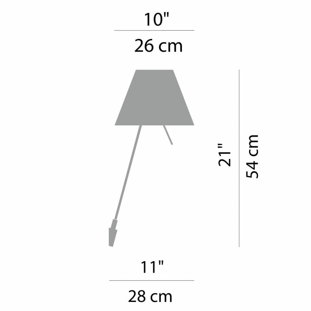 Luceplan - Costanzina wandlamp aluminium