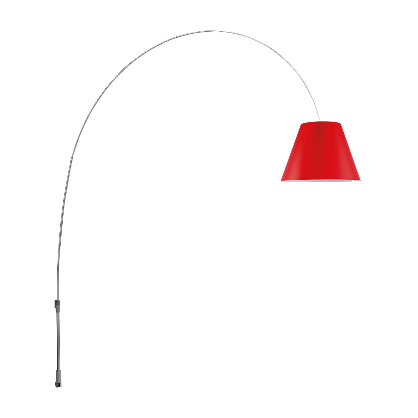 Luceplan Lady Costanza met aanuit schakelaar vloerlamp aluminium