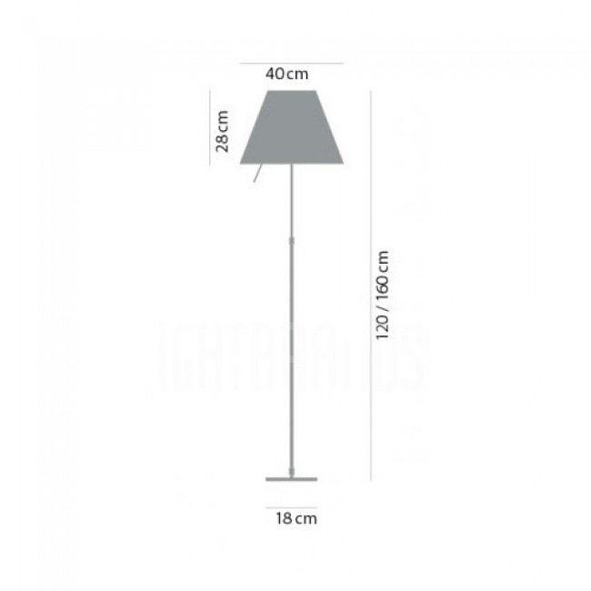 Luceplan - Costanza vloerlamp aluminium