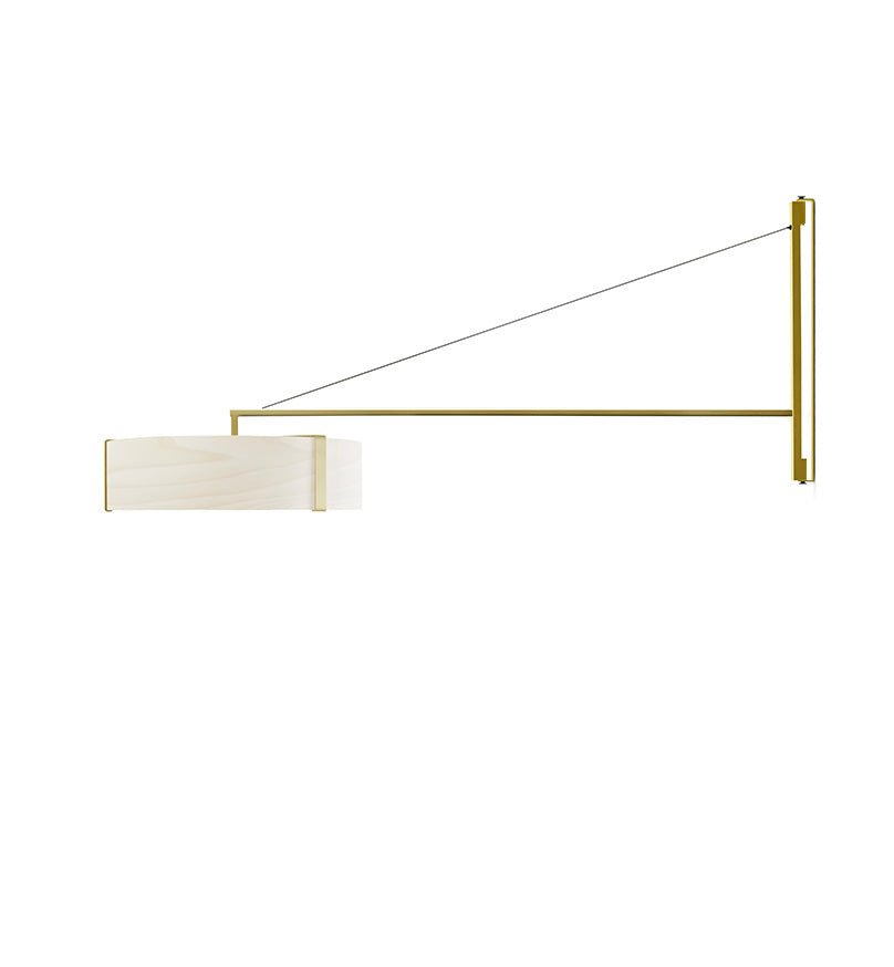 LZF - Thesis Wandlamp goud