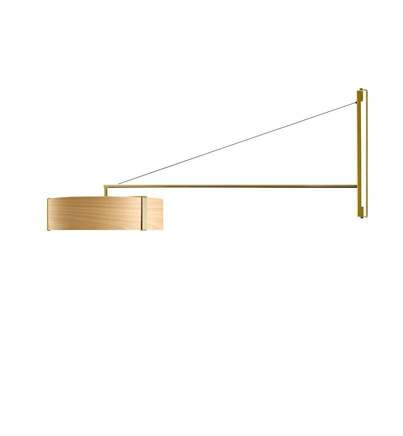 LZF - Thesis Wandlamp goud