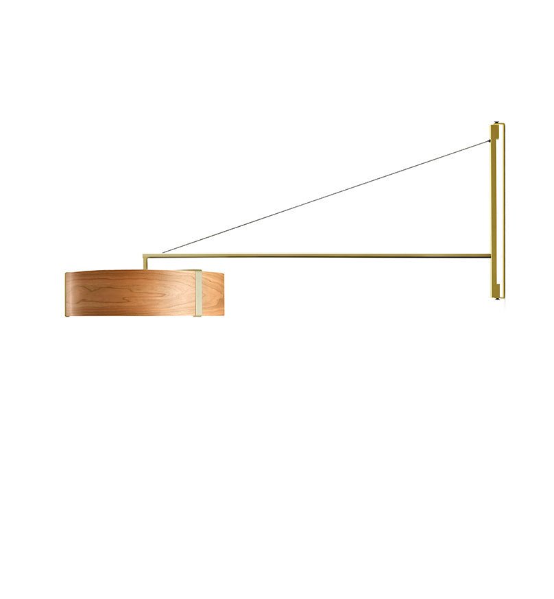 LZF - Thesis Wandlamp goud