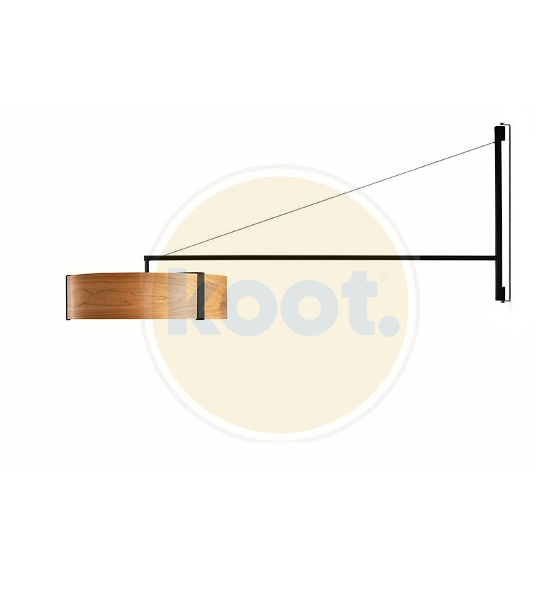 LZF - Thesis Wandlamp zwart