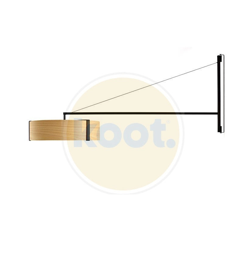 LZF - Thesis Wandlamp zwart