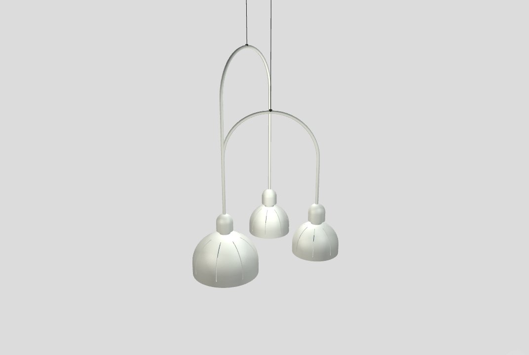 Masiero - Cupole Ang 3 Hanglamp wit