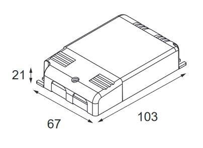 Modular - Voeding LED 250-700mA