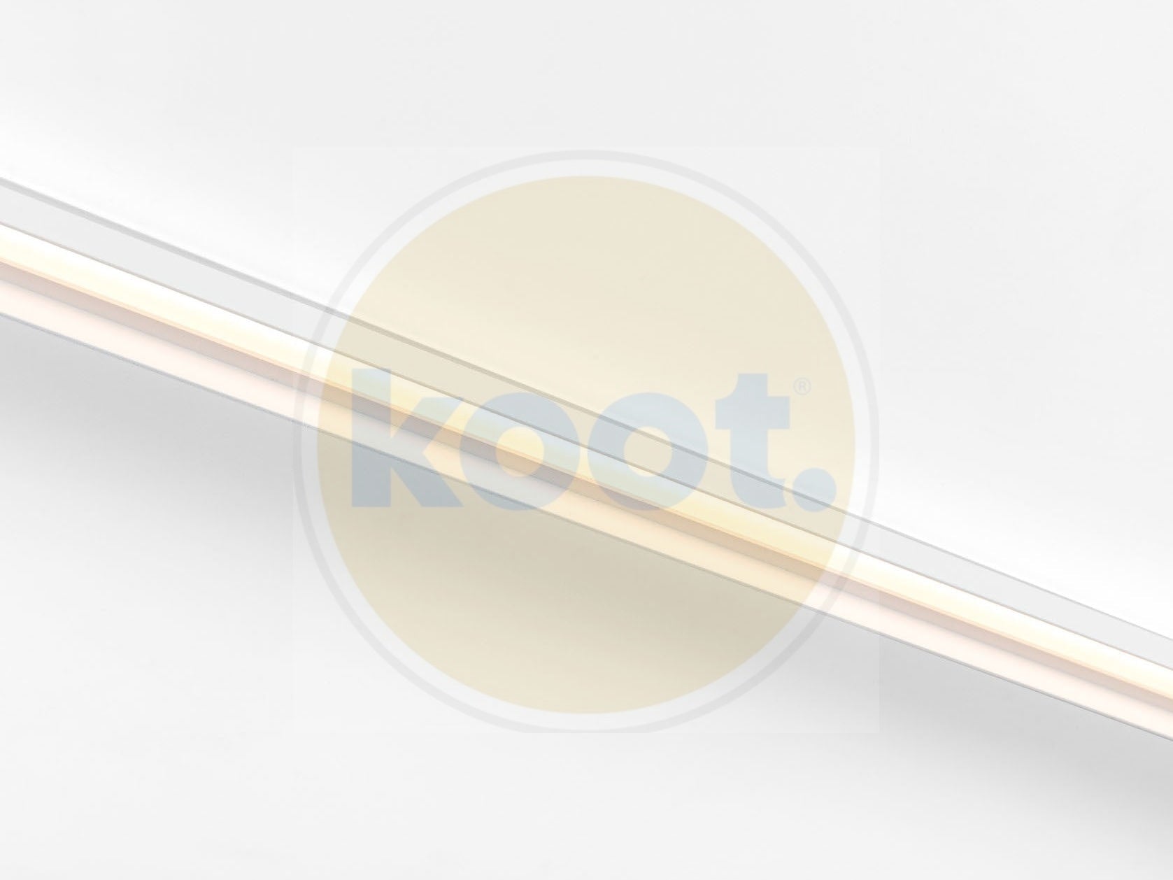 Modular - Pista track 48V LED Linear Flaps GI (1000mm) Plafondlampen