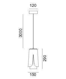 Prandina - Tulipa S3 Hanglamp