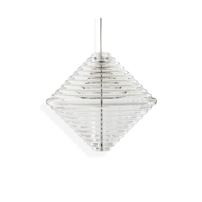 Tom Dixon Pressed Glass Light Cone Pendant LED Glanzend