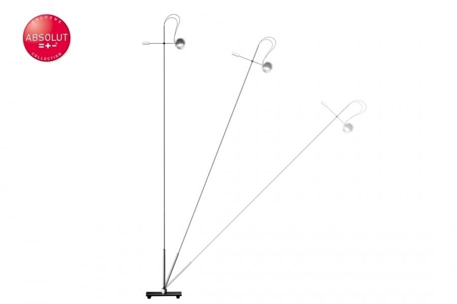 Radius - Absolut 130 vloerlamp Chroom