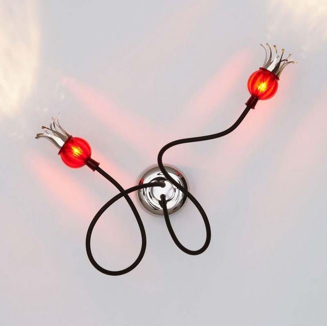 Serien - POPPY Ceiling 2 arms beige plafondlamp/wandlamp