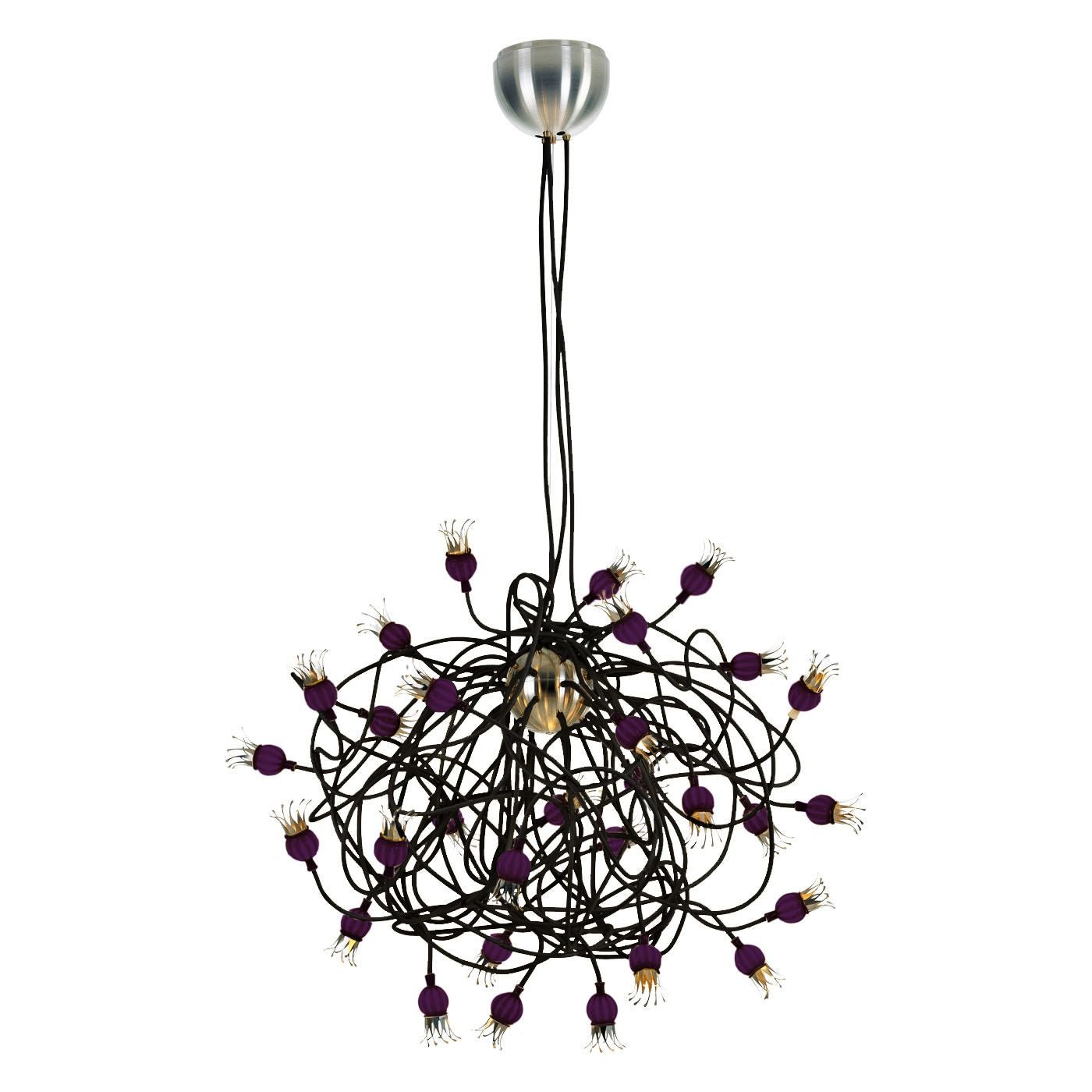 Serien - POPPY Ceiling 30 arms hanglamp zwart