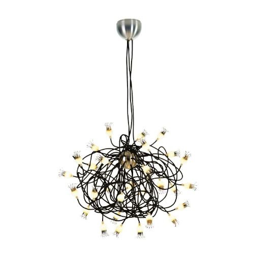 Serien - POPPY Ceiling 30 arms hanglamp zwart