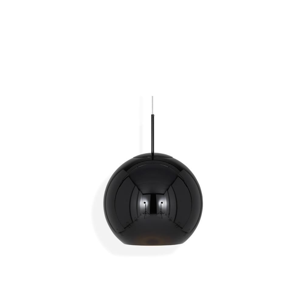 Tom Dixon - Copper Rond 25 hanglamp zwart