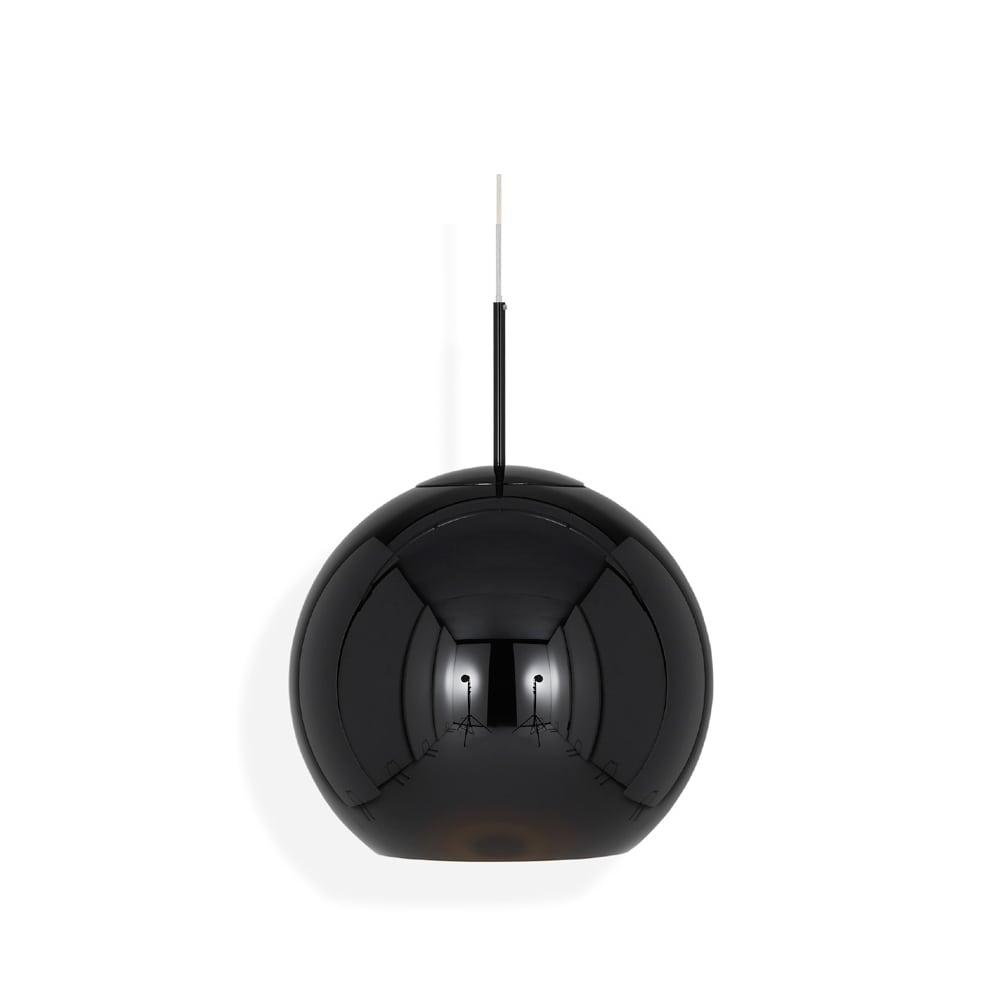 Tom Dixon - Copper Rond 45 hanglamp zwart