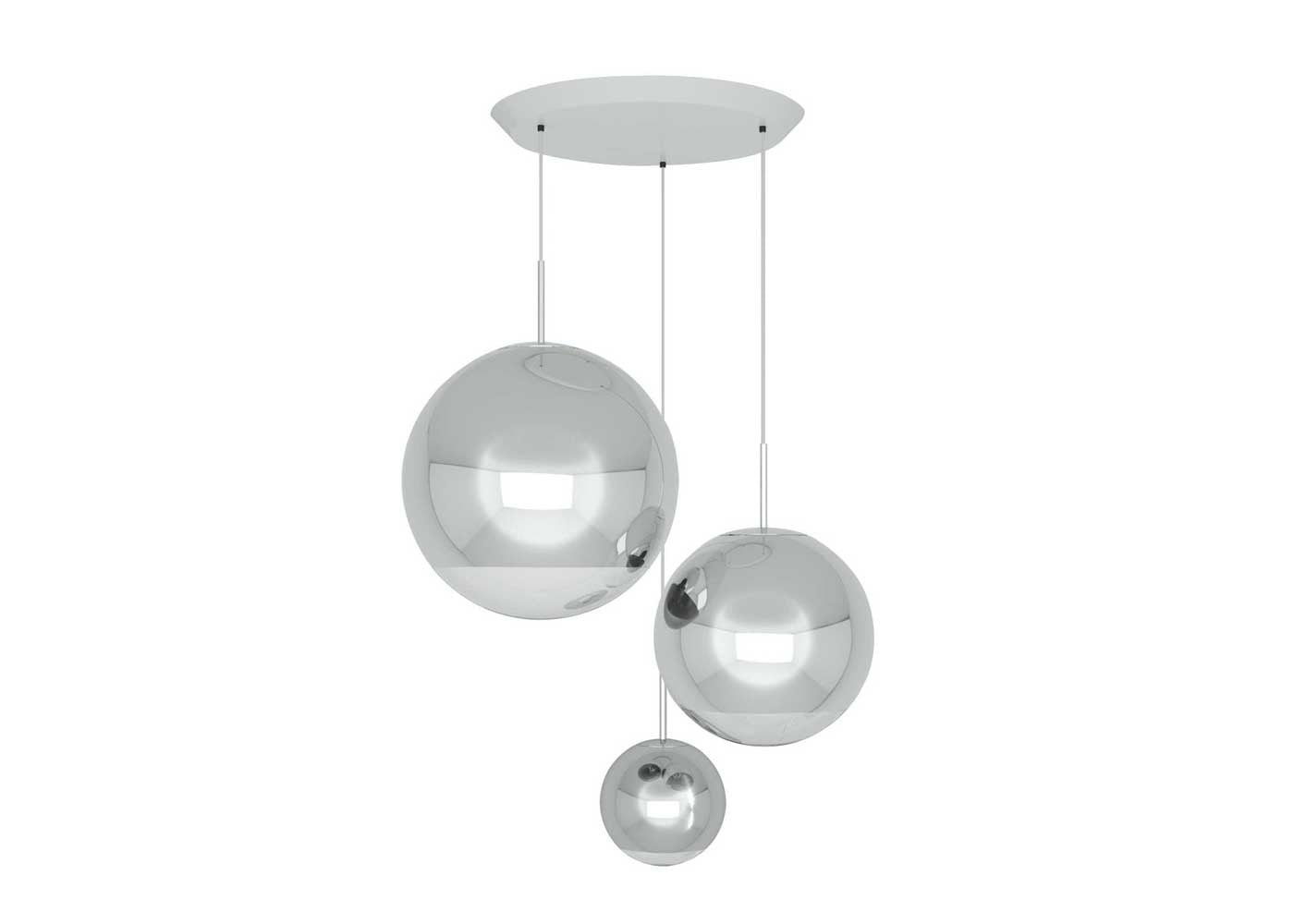 Tom Dixon - Mirror Ball Range LED rond hang systeem