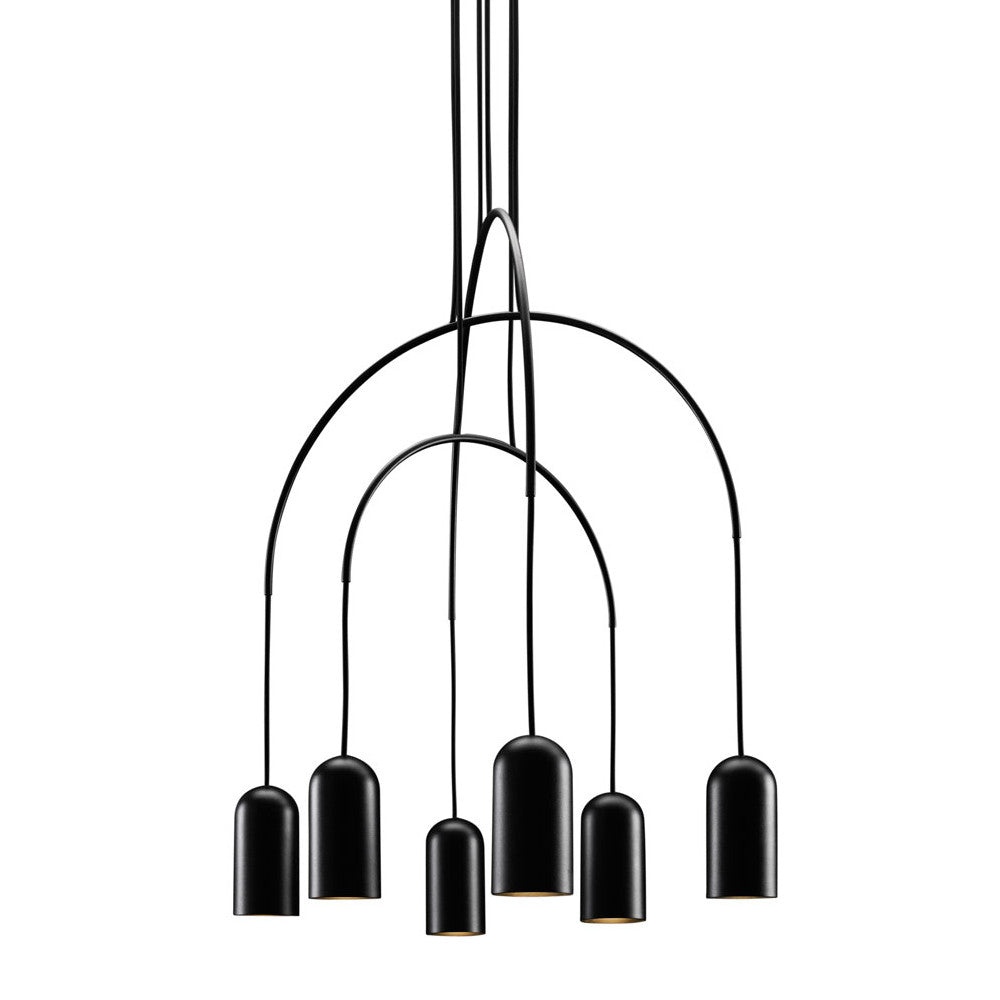 TossB - Bow III S+M+L Hanglamp Zwart